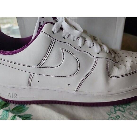 Nike Air Force 1 Men\'s Size 11.5 White/White-Viotec CV1724-105 IOB Read Desc main image 7
